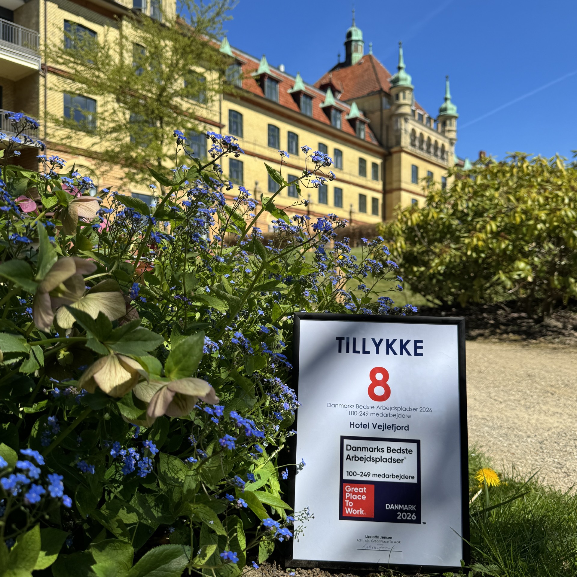 8. plads i GPTW og hotellet i april