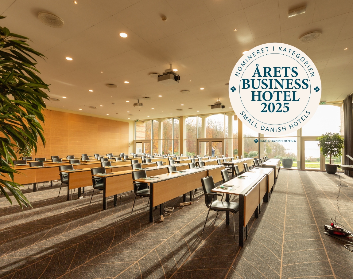 Kongesalen stillet op i biograf + Nominering til Årets Business Hotel 2025