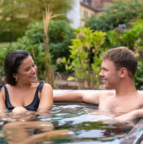 To spagæster i thalassobadet