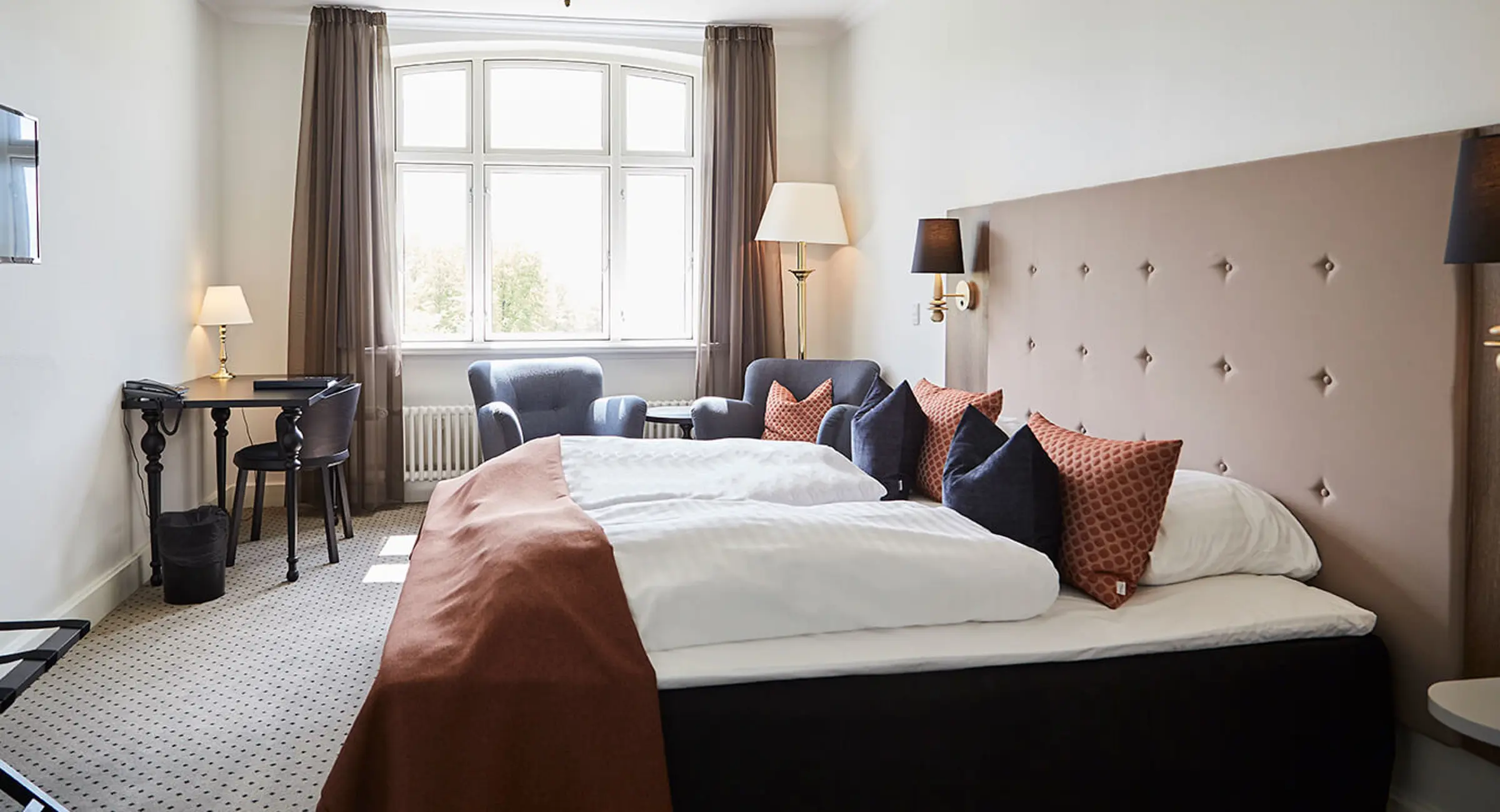 Værelse på Hotel Vejlefjord