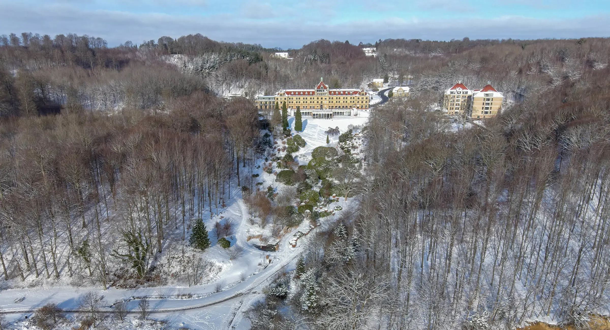 Hotellet i et magisk snelandskab