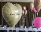 Opdækket bord i Kongesalen