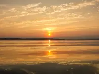 Solnedgang over Vejle Fjord